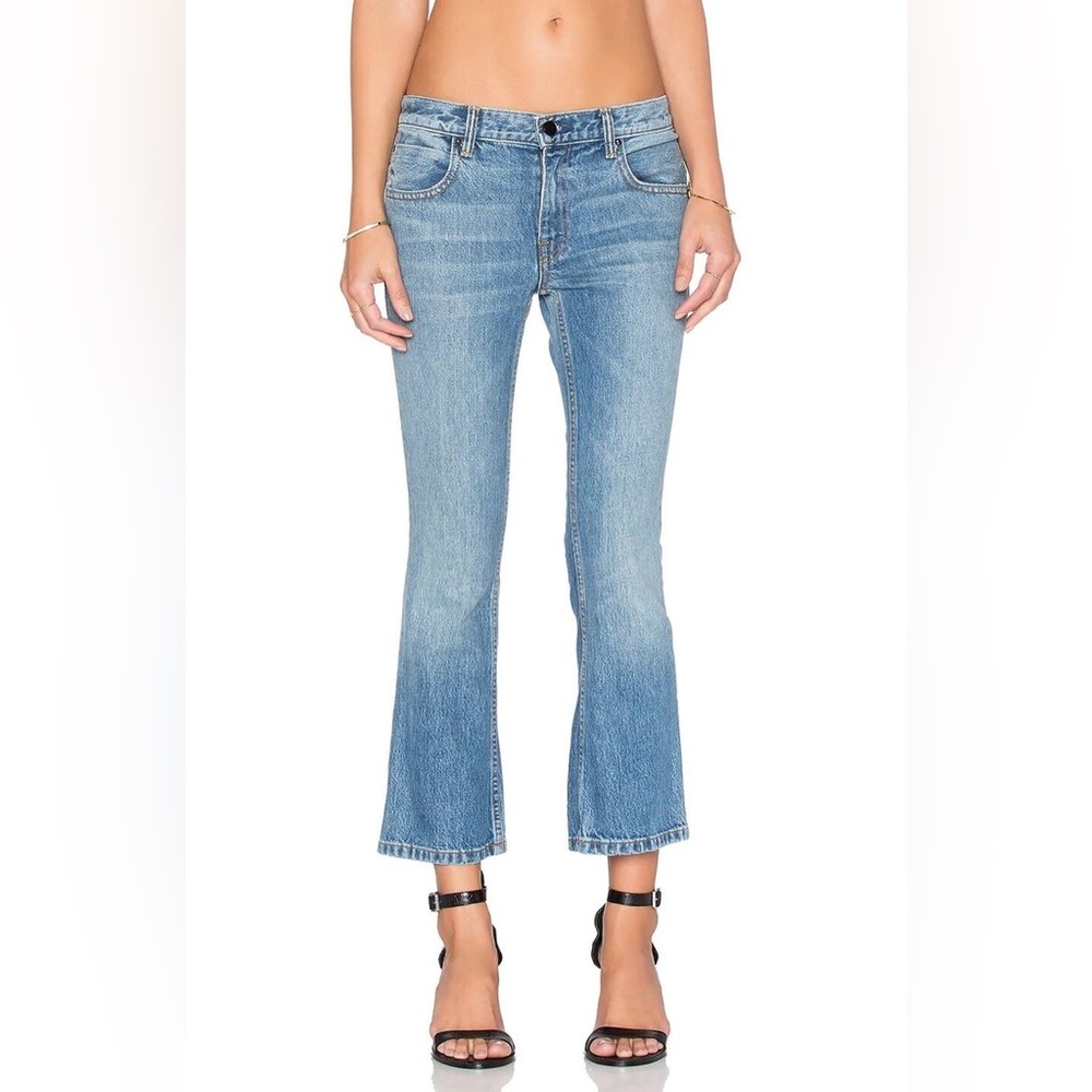 Alexander Wang X Trap Cropped Boot Cut Jeans 26